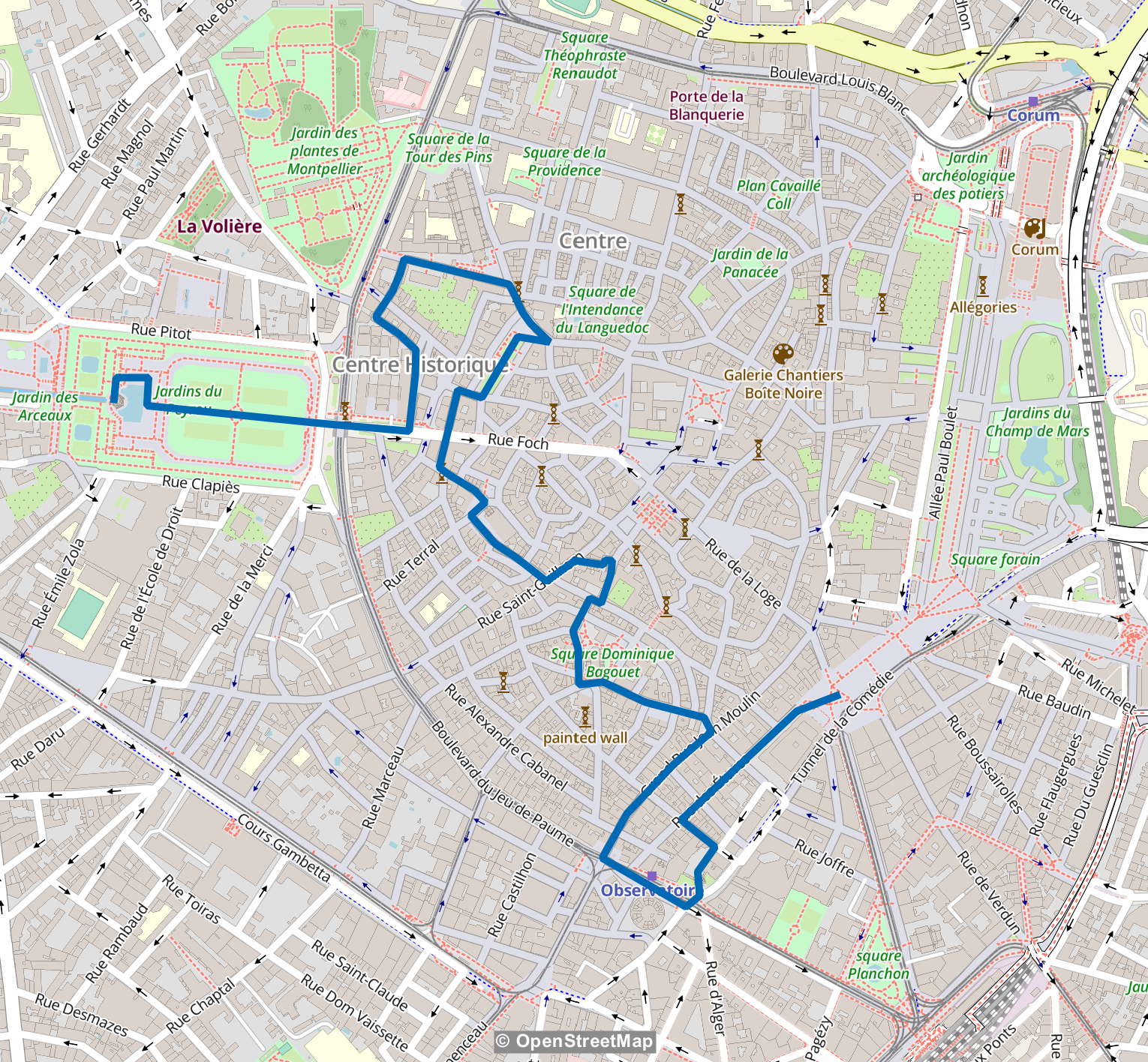 Carte du parcours Explorateur